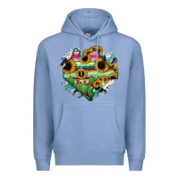 Colony Blue Chiapas State Of Mexico Map Premium Hoodie - RanaPortraitStore