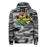 Slate Camo Chiapas State Of Mexico Map Premium Hoodie - RanaPortraitStore