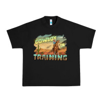 Black cowboy in training Urban Heavy Tee - texasbilliewilder