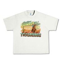 Pistachio cowboy in training Urban Heavy Tee - texasbilliewilder
