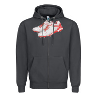 Smoke red cleats fa element Zipper Hoodie - FaDigitalArtStudio
