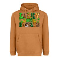 Meerkat lucky and blessed with coins and shamrocks Heavyweight Hoodie - AdoDesignShop