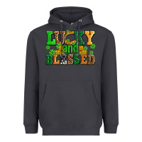 Smoke lucky and blessed with coins and shamrocks Heavyweight Hoodie - AdoDesignShop