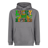 Storm lucky and blessed with coins and shamrocks Heavyweight Hoodie - AdoDesignShop