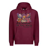 Burgundy his mercies are new every morning Premium Hoodie - MaliasSmallBusiness