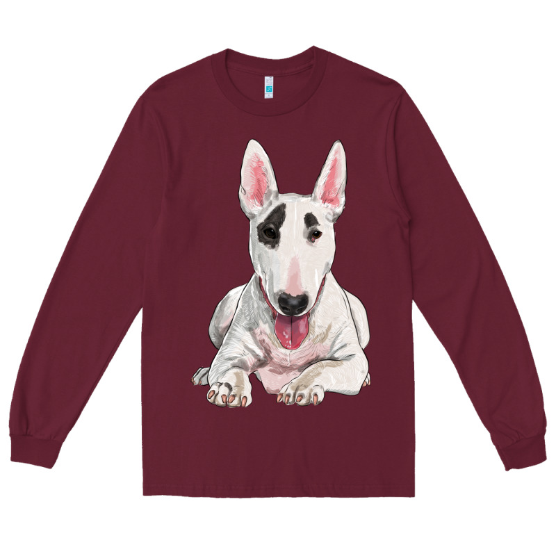 Bull Terrier Long Sleeve Tee by RanaPortraitStore | Teevron