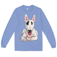 Colony Blue bull terrier Long Sleeve Tee - RanaPortraitStore