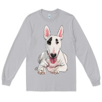 Moon Dust bull terrier Long Sleeve Tee - RanaPortraitStore