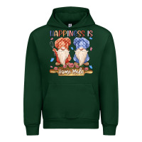 Forest Green happiness is homemade Urban Hoodie - MaliasSmallBusiness