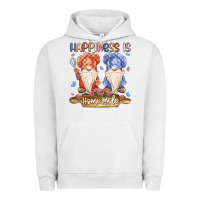 Pigment Lunar Rock happiness is homemade Urban Hoodie - MaliasSmallBusiness