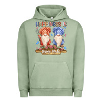 Pigment Oil Green happiness is homemade Urban Hoodie - MaliasSmallBusiness