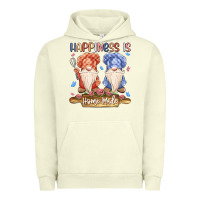 Pigment Pistachio happiness is homemade Urban Hoodie - MaliasSmallBusiness