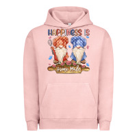 Pigment Salmon happiness is homemade Urban Hoodie - MaliasSmallBusiness