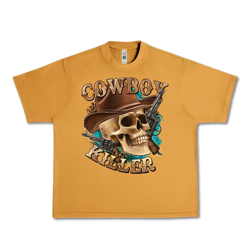 Cowboy Killer With Skull Urban Heavy Tee by texasbilliewilder | Teevron