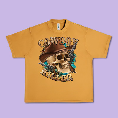 Urban Heavy Tee cowboy killer with skull