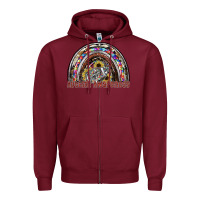 Burgundy autism avareness football Zipper Hoodie - SublimationCraftShop