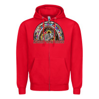 Red autism avareness football Zipper Hoodie - SublimationCraftShop