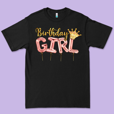 Birthday Girl Balloon Premium Tee Designed By Artiststas