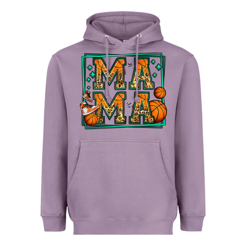 Basketball Mama Heavyweight Hoodie by Jasminsmagicworld | Teevron