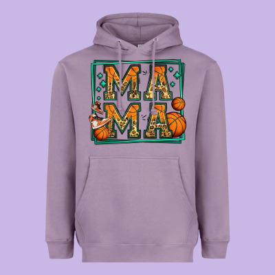 Basketball Mama Heavyweight Hoodie Designed By Jasminsmagicworld