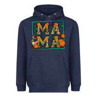 Navy basketball mama Heavyweight Hoodie - Jasminsmagicworld