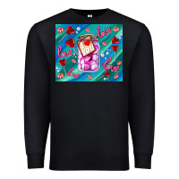 Black sugar with love Premium Sweatshirt - AdoDesignShop