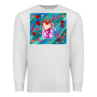 Oatmeal Heather sugar with love Premium Sweatshirt - AdoDesignShop