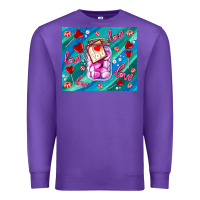 Purple sugar with love Premium Sweatshirt - AdoDesignShop