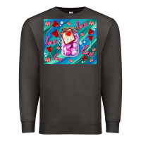 Smoke sugar with love Premium Sweatshirt - AdoDesignShop