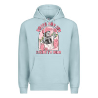 Blue Mist roses are red inside i'm dead Premium Hoodie - MaliasSmallBusiness