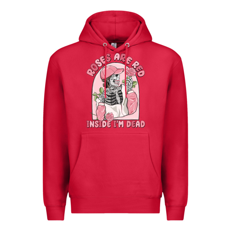 Roses Are Red Inside I'm Dead Premium Hoodie by MaliasSmallBusiness | Teevron