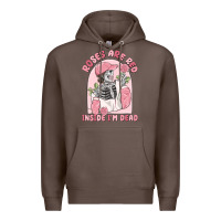 Coffee roses are red inside i'm dead Premium Hoodie - MaliasSmallBusiness