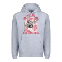 Heather Grey roses are red inside i'm dead Premium Hoodie - MaliasSmallBusiness