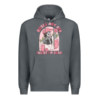 Rock roses are red inside i'm dead Premium Hoodie - MaliasSmallBusiness