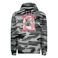 Slate Camo roses are red inside i'm dead Premium Hoodie - MaliasSmallBusiness