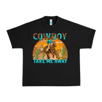 Black cowboy take me away Urban Heavy Tee - texasbilliewilder
