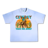 Grape Ice cowboy take me away Urban Heavy Tee - texasbilliewilder