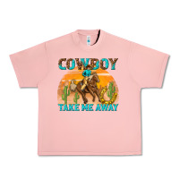 Salmon cowboy take me away Urban Heavy Tee - texasbilliewilder