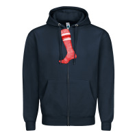 Navy red sock fa element Zipper Hoodie - FaDigitalArtStudio