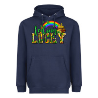 Navy feeling lucky with coins Heavyweight Hoodie - AdoDesignShop