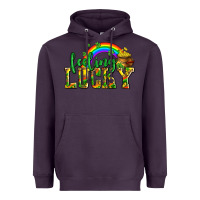 Plum feeling lucky with coins Heavyweight Hoodie - AdoDesignShop
