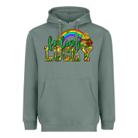 Sage feeling lucky with coins Heavyweight Hoodie - AdoDesignShop