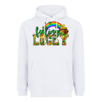 White feeling lucky with coins Heavyweight Hoodie - AdoDesignShop