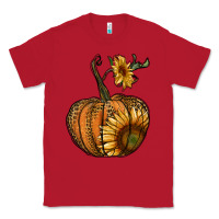 Red pumpkin with sunflower Classic Tee - RanaPortraitStore