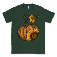 Sports Green pumpkin with sunflower Classic Tee - RanaPortraitStore
