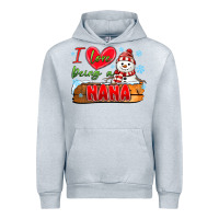 Heather Grey i love being a nana Urban Hoodie - MaliasSmallBusiness