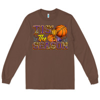 Chestnut tis' the season basketball Long Sleeve Tee - Zillion Design Studio