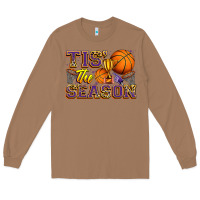 Toasted Coconut tis' the season basketball Long Sleeve Tee - Zillion Design Studio
