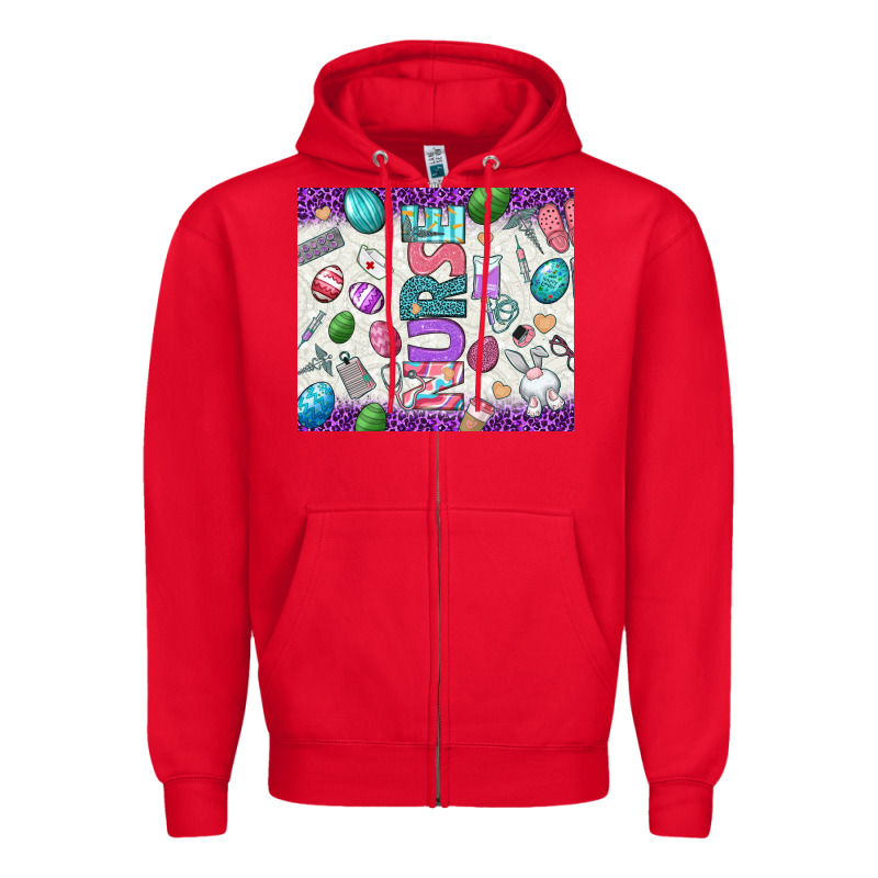Easter Nurse Tumbler Easter Day Zipper Hoodie by Neo Western | Teevron