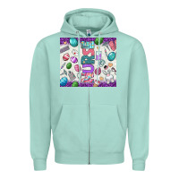 Seafoam Easter Nurse tumbler Easter Day Zipper Hoodie - Neo Western